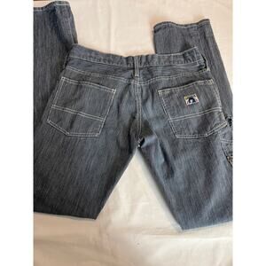 Hysteric Glamour Carpenter Jeans 30 Striped Utility Workwear
